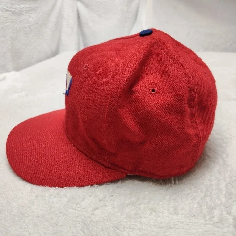 VTG Texas Rangers Fitted Hat 7 3/8 New Era 5950 Diamond Collection Pro Model USA